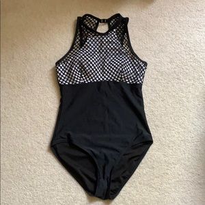 PIHA Swimwear - Target B&W Halter One Piece - S